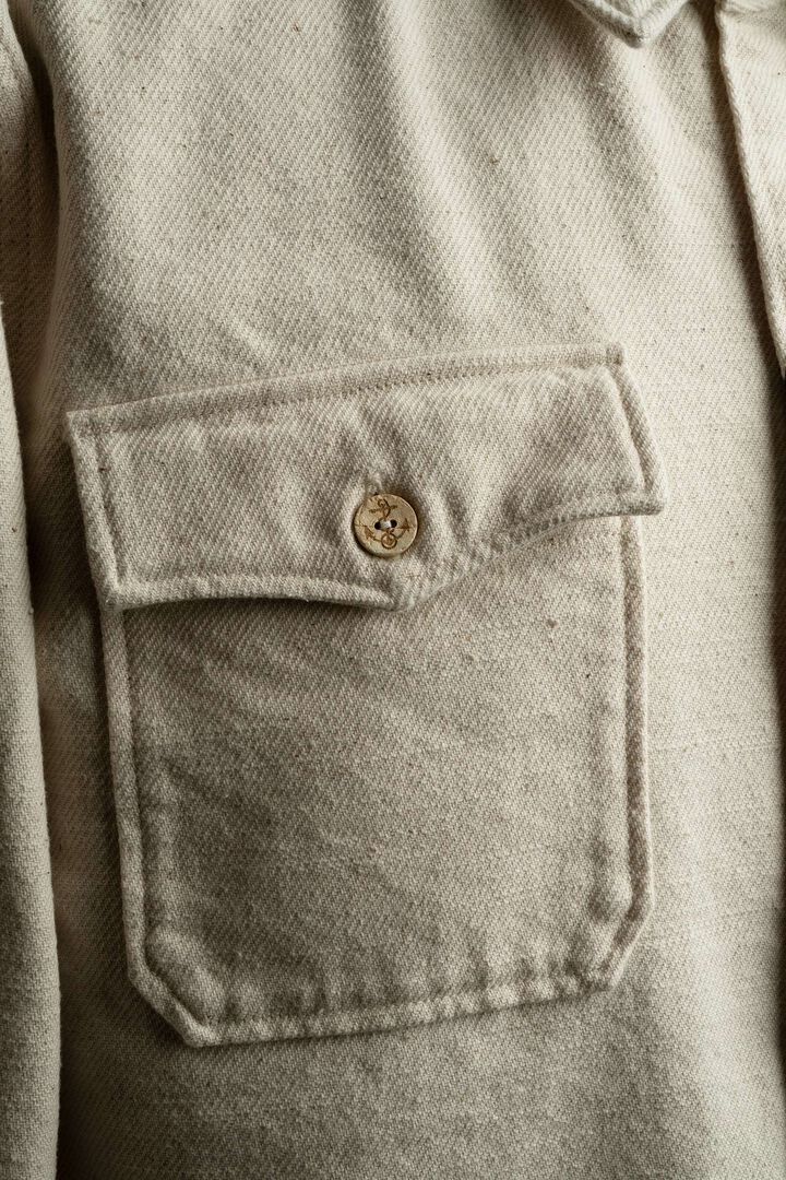 MCP001E US NAVY CPO SHIRT,NATURAL, medium image number 4
