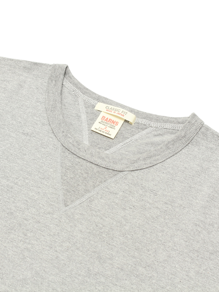BR-8145 Vintage V Gudget Short Sleeve T-shirts (6 COLORS)-IVORY- M,IVORY, medium image number 7