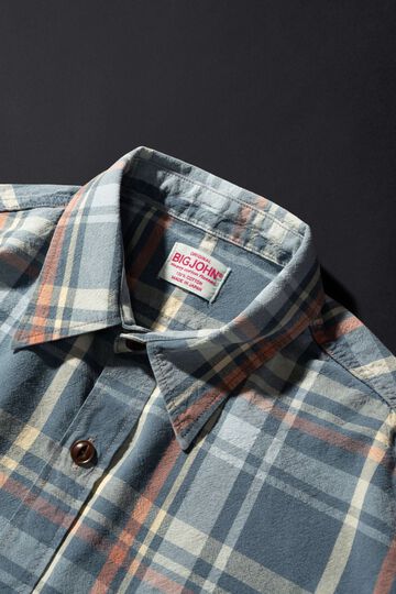 MS012G INIDIGO CHECK SHIRT,02, small image number 3