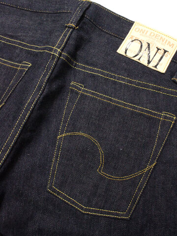 ONI-707LWZR 12.5OZ NATURAL INDIGO LOW TENSION DENIM EURO TIGHT STRAIGHT,, small image number 9