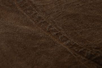 【Pre-Order】5754 Hand-Dyed Kakishibu-zome Short Sleeve Open Collar Shirts,KAKISHIBU, small image number 9