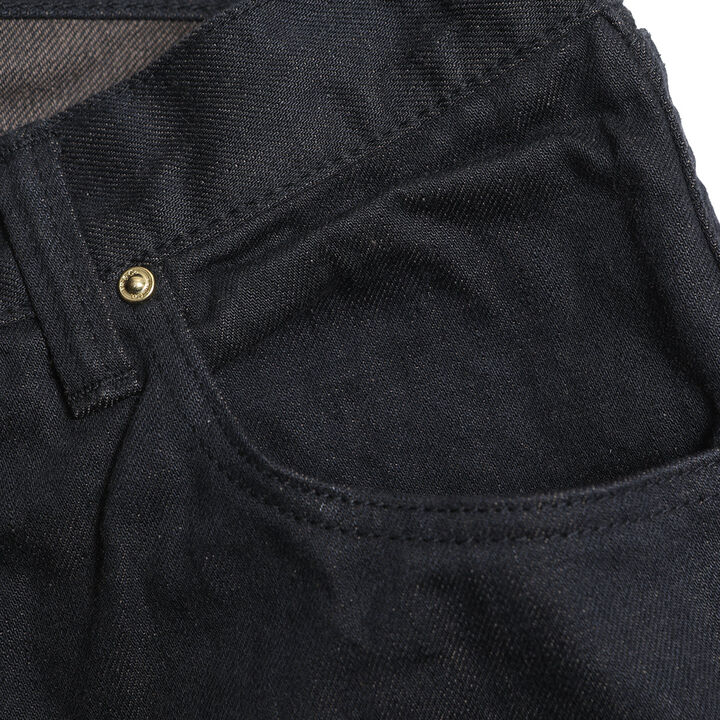 1908 13.5oz W Knee Narrow Blackie Denim,, medium image number 7