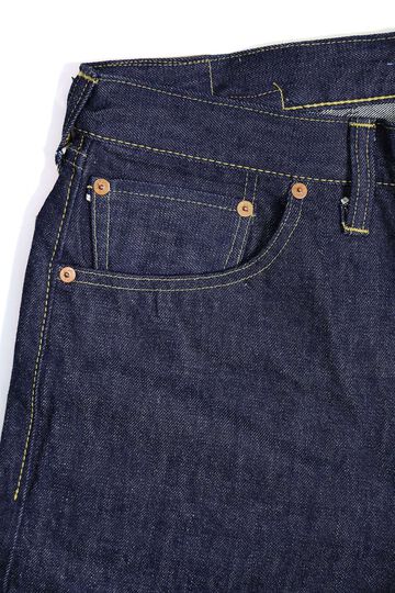 Lot No. SC49005 / SUGAR CANE Super “Denim” Collectibles #05 14.25oz. BLUE DENIM WAIST OVERALLS “1942” MODEL,, small image number 3