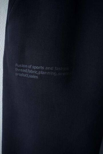 【vleed prologue】VL-005 Multi High Function Double Knit / Taperd Easy Pants,SUMIKURO x BLACK, small image number 7
