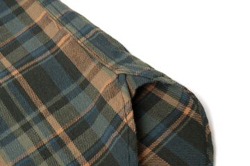 5752 Flannel Check Shirt,ORANGE, small image number 8