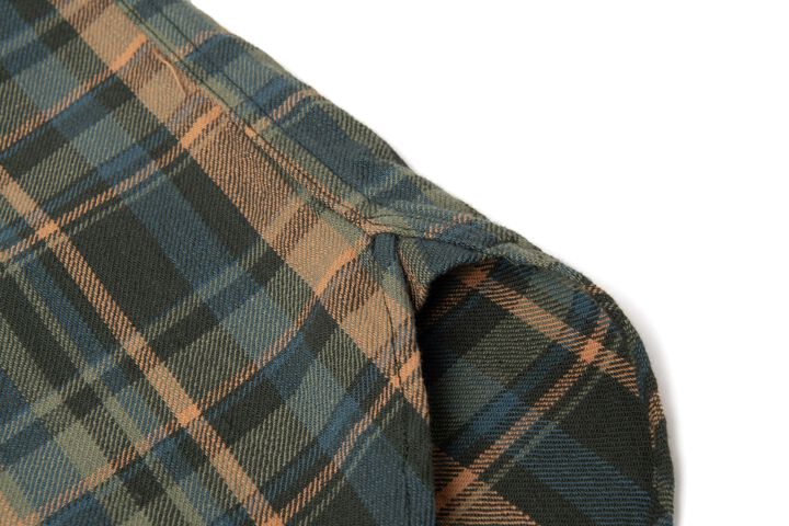 5752 Flannel Check Shirt,ORANGE, medium image number 8