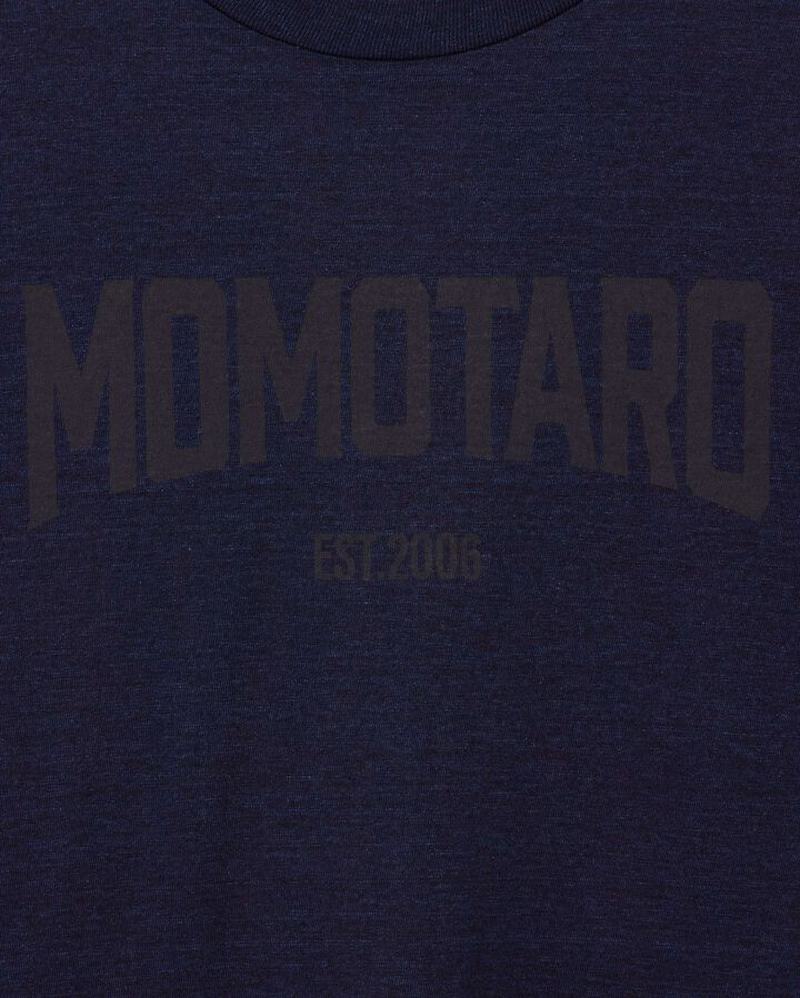 MMTS6008 YARN DYED SHORT SLEEVE T-SHIRT  ALPHABET,INDIGO, medium image number 7