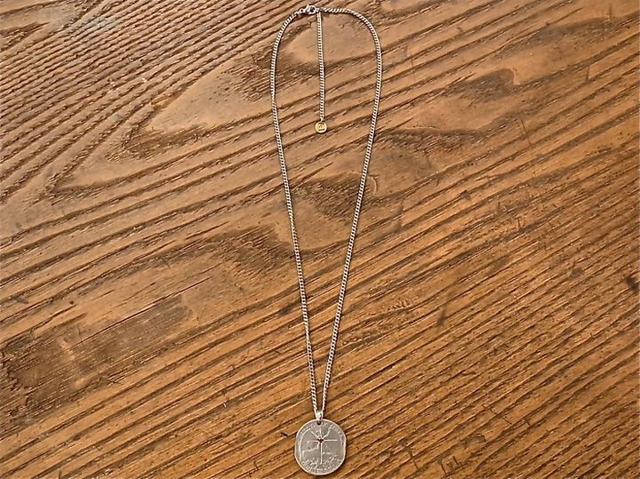 13AA-102 Quarter Dollar Necklace -ruby-,, medium image number 7