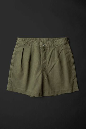 M7014RC WILD DUCK  CANVAS SHORT (OLIVE),DARK OLIVE, small image number 0
