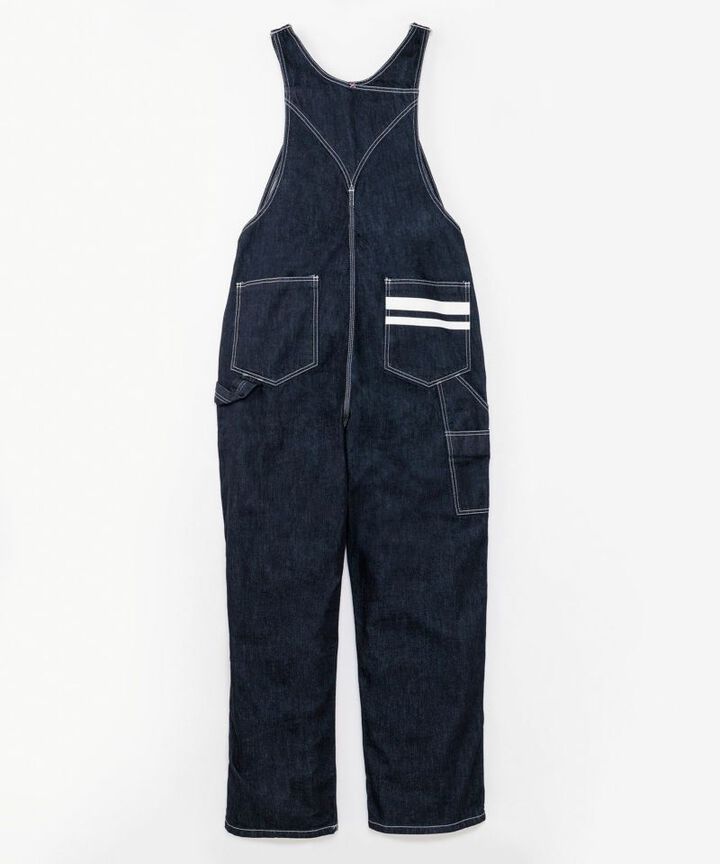 MZPT5001 12OZ "GOING TO BATTLE LABEL" DENIM OVERALLS,, medium image number 1