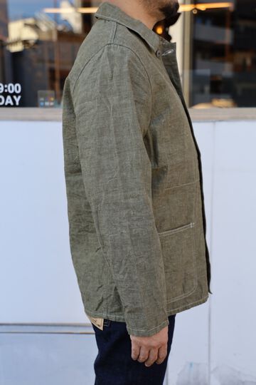 ONI03101-HC 8.3oz Heavy Chambray Coverall-KHAKI OLIVE-38,KHAKI OLIVE, small image number 32