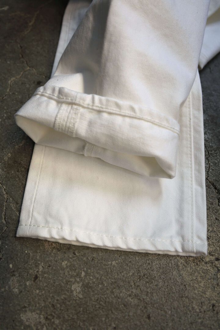 01-1050W-69 90s 5POCKET White Denim,, medium image number 4