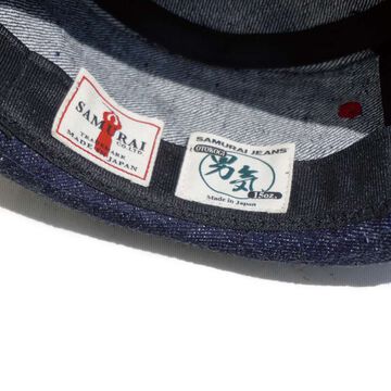 SJ401HT-15oz Denim Porkpie Hat,, small image number 4
