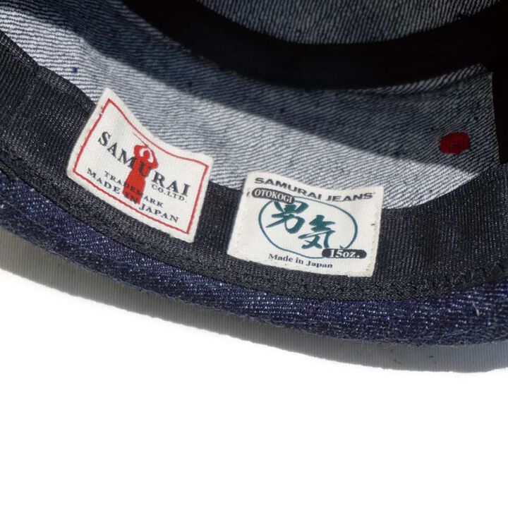 SJ401HT-15oz Denim Porkpie Hat,, medium image number 4