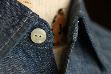 TR-SH05 Harvest Chambray short sleeve Shirt-INDIGO-3XL,INDIGO, small image number 4