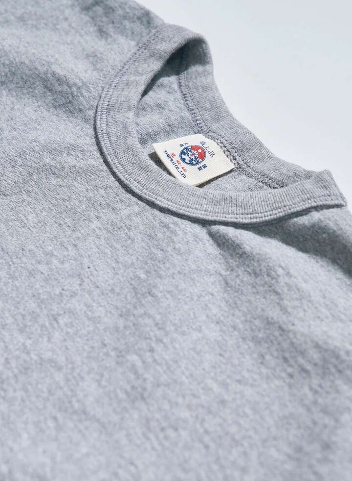 SJST-M HEAVY WEIGHT COTTON PLAIN T-SHIRT,GREY, medium image number 1