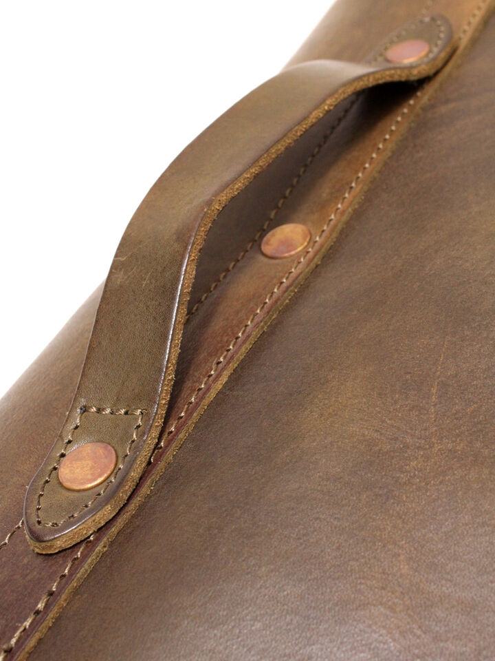 VS-248L LEATHER POSTMAN SHOULDER BAG TYPE-1 (OLIVE),, medium image number 5