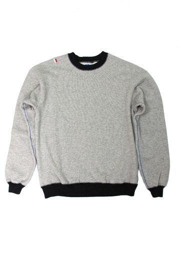 ZU1104K Loopwheeled Tsuri-ami grey 'ZUIEN' sweatshirt -M,, small image number 4