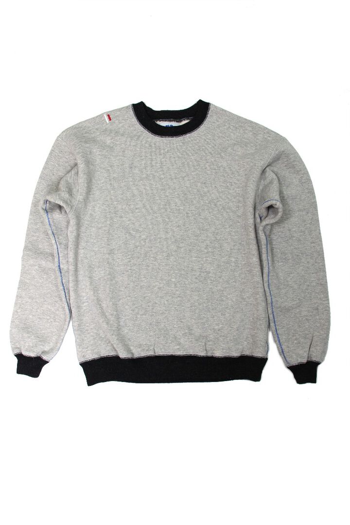 ZU1104K Loopwheeled Tsuri-ami grey "ZUIEN" sweatshirt -M,, medium image number 4