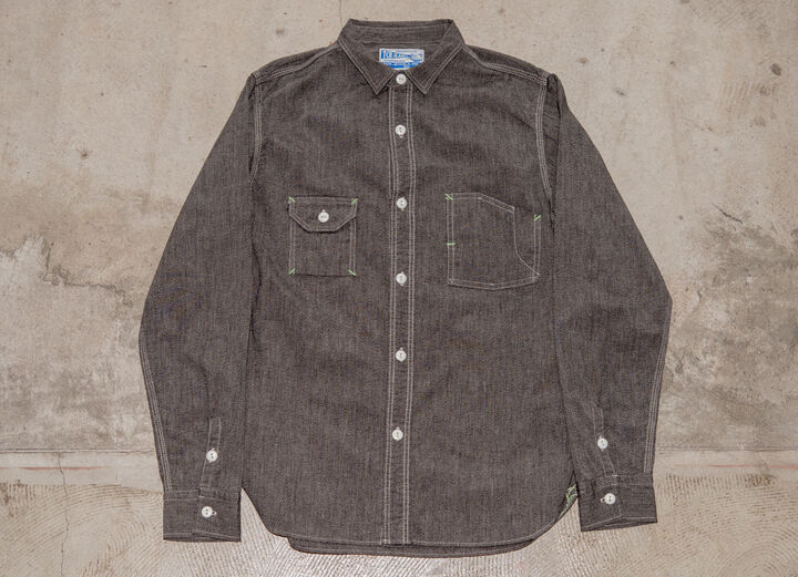 TCBCATSHCOCHBLK Catlight Shirts Covert Chambray(Black),, medium