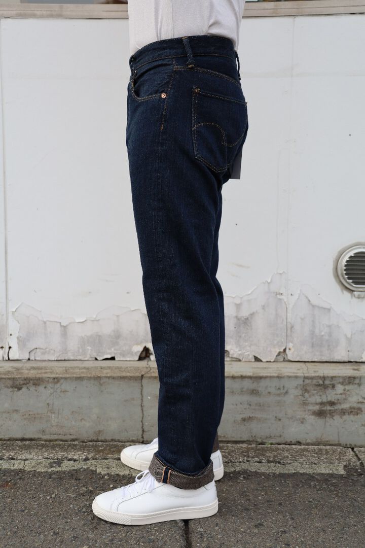 ONI-510-SHMKIWAMI-BE 16oz Natural Indigo Rope Dyed Denim Topping with Beige Semi-Handmade Straight-One Washed-29,, medium image number 8