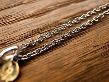 13AH-113 Large Feather Necklace -tarnish-,, small image number 5