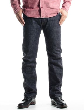 G017-MB Copper Label14.7oz Deep Colored Selvedge denim tight Straight-One Washed-30,, small image number 14