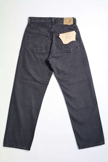 101 DAD'S FIT DENIM PANTS (BK DENIM STONE) 01-1010W-D61S,, small image number 2