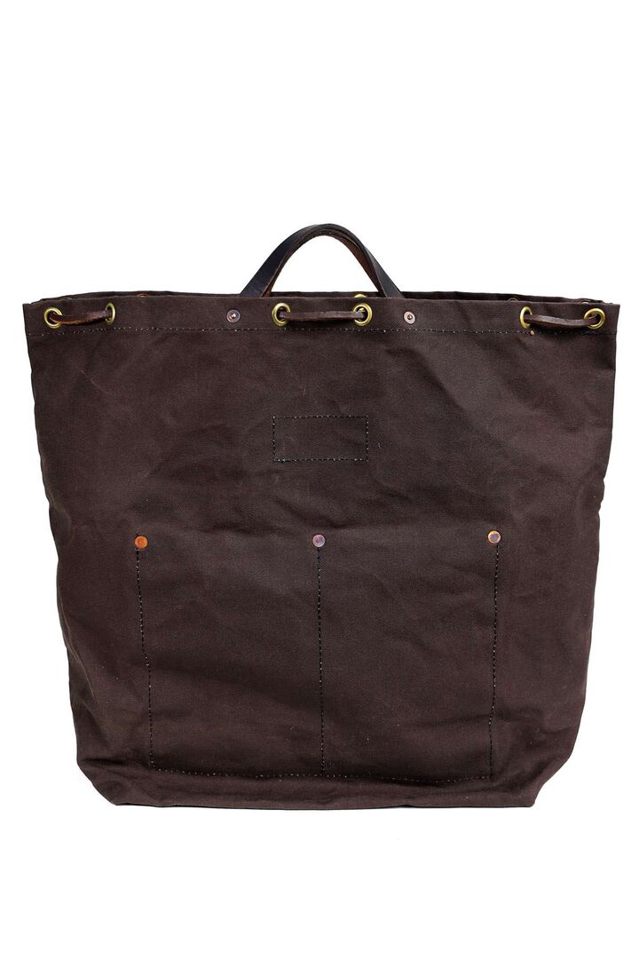 VS-211 CANVAS×LEATHER MAIL PURSE BAG-LARGE,BLACK, medium image number 2