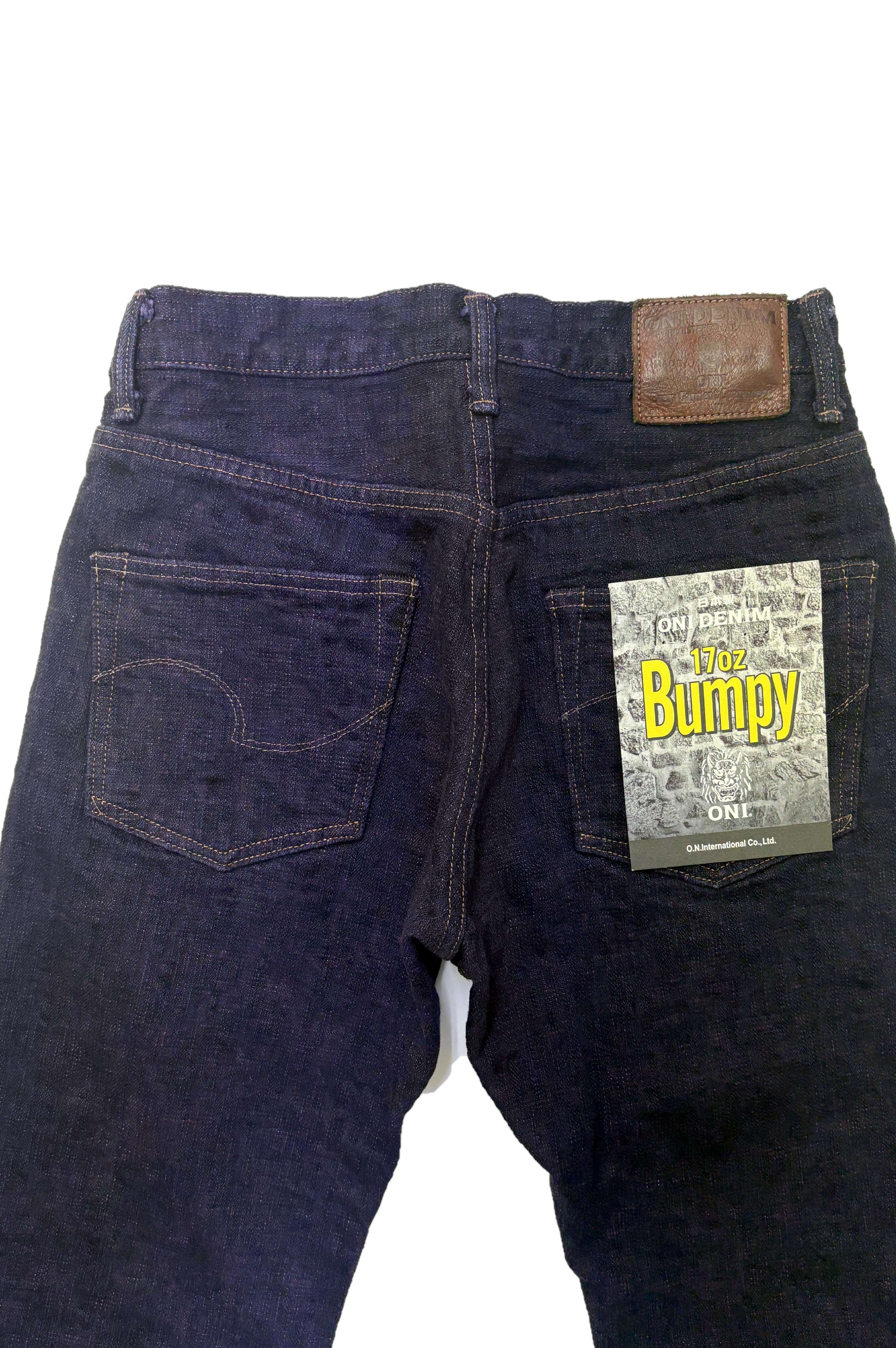 DENIMIO | ONI-277Bumpy-紫 (Purple) 17oz Bumpy Denim Just Right
