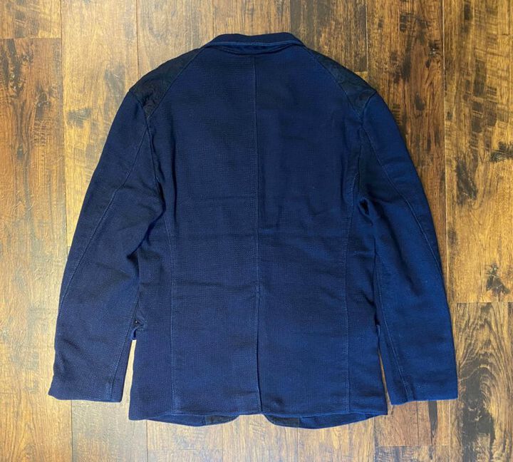 GZ-PIDTRJK-0310 Switching Tailored Jacket Paisley &times; SASHIKO,, medium image number 0