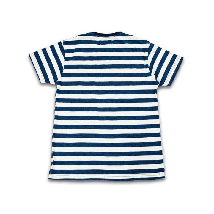 GZ-IDTC-25 Indigo Crew Neck T-shirt,WHITE, medium image number 1