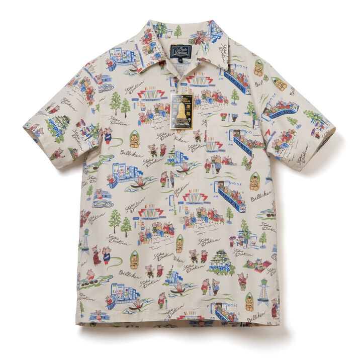 BILLI-003 Billiken Collab Aloha Shirts,, medium