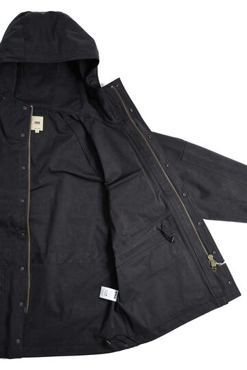 F2453 TRAIL MOUNTAIN PARKA HIGH DENSITY MIL CLOTH,BLACK, small image number 5