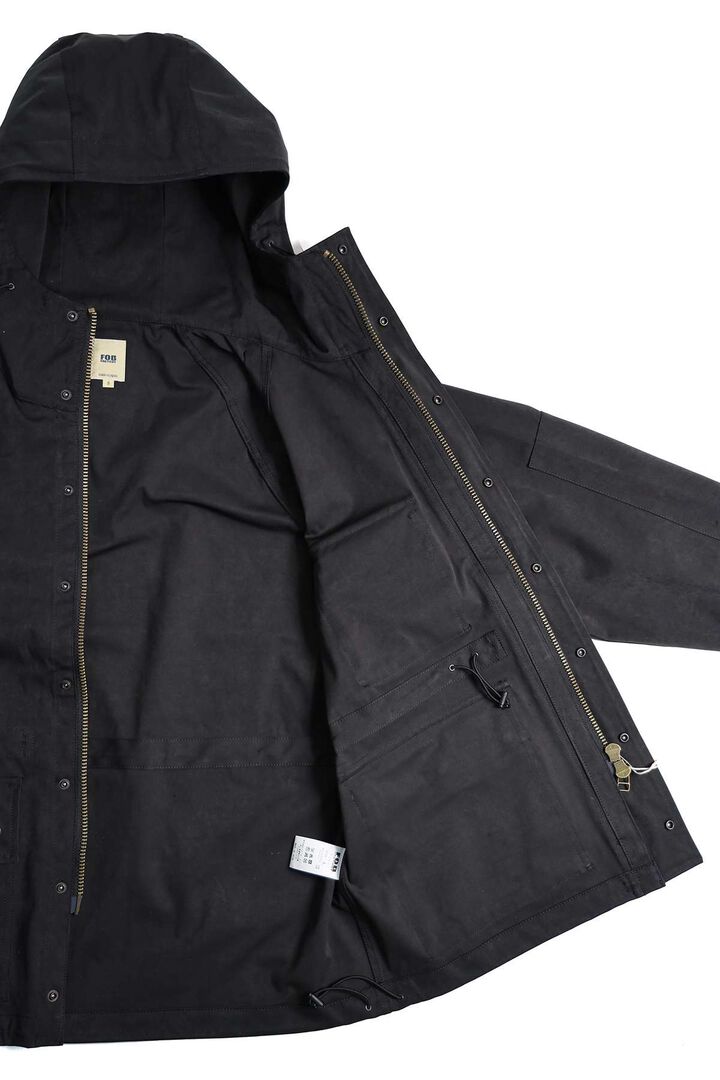 F2453 TRAIL MOUNTAIN PARKA HIGH DENSITY MIL CLOTH,BLACK, medium image number 5