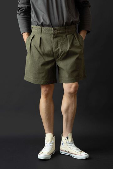 M7014RC WILD DUCK  CANVAS SHORT (OLIVE),DARK OLIVE, small image number 5