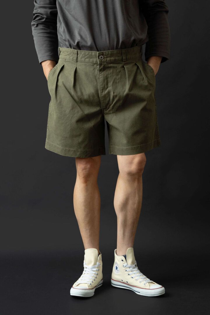 M7014RC WILD DUCK  CANVAS SHORT (OLIVE),DARK OLIVE, medium image number 5