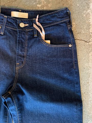 LB102K DENIM WIDE STRAIGHT (One washed)-One Wash-28,, small image number 2