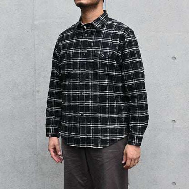 TR25AW-401 Machine Age Check Shirt,SALMON, medium image number 9