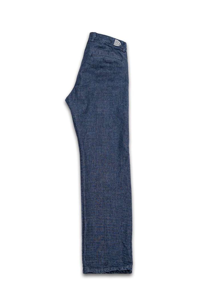 GZ-EDTR Embossed Denim Trouser,CHECK, medium image number 4
