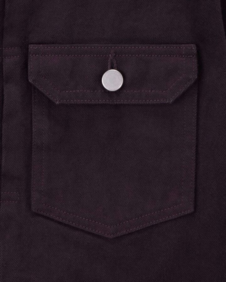 MMGJ6007 #001 DENIM JACKET - SHIKON,PURPLE, medium image number 4