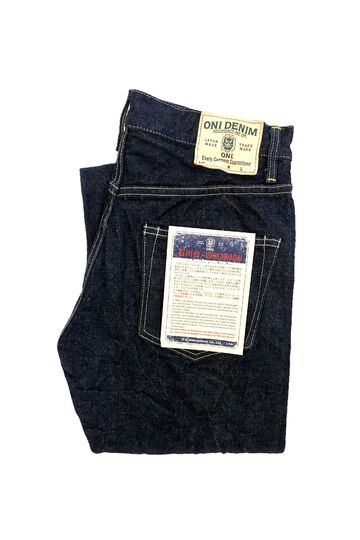 【Restock】ONI200-Ishikawadai 15oz Ishikawadai Denim Wide Straight,, small image number 0