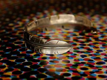 15AO-308 Eternal Feather Bangle -narrow-,, small image number 4