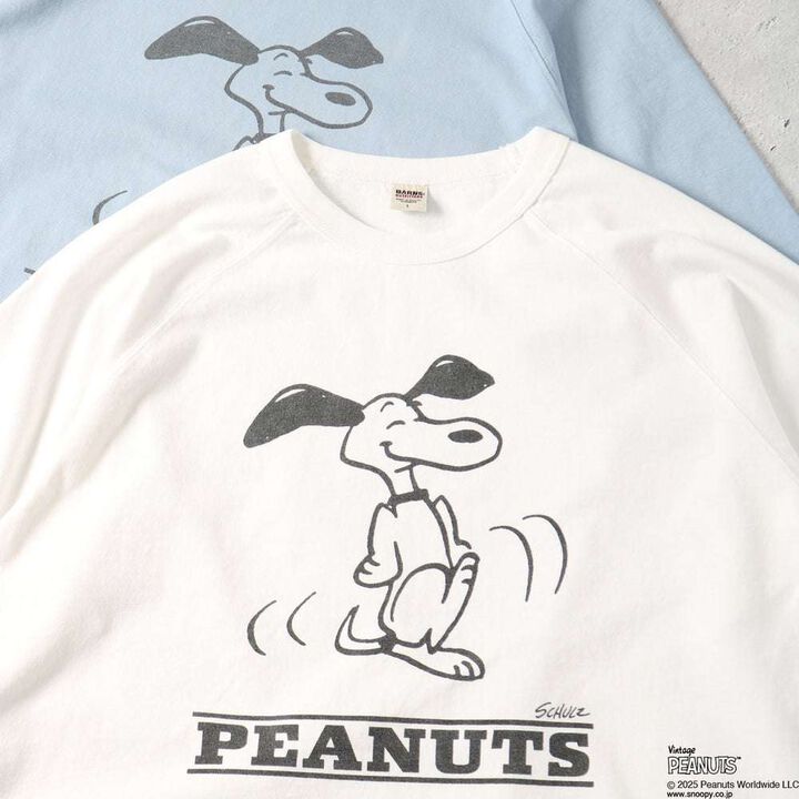 BR-25266 H/W RAGLAN "SNOOPY" T (3COLORS),, medium