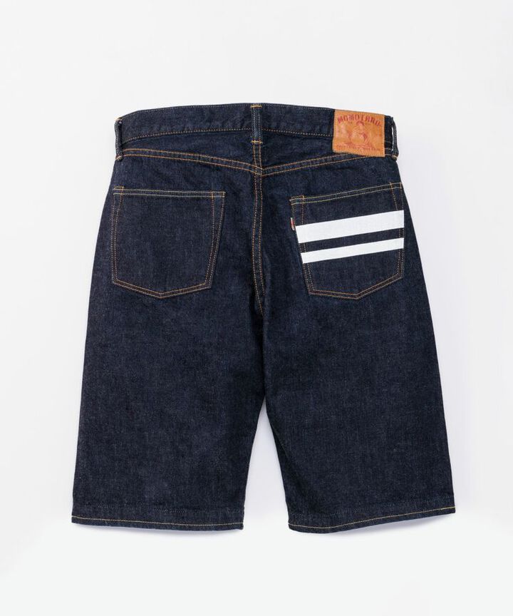 MZSP1006 GTB 13oz DENIM CLASSIC MIDDLE STRAIGHT SHORTS-One Wash-,, medium