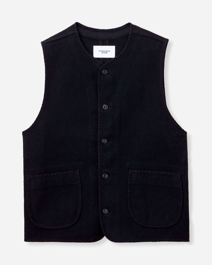 MMVE6000 SASHIKO VEST-OVERDYE,, medium
