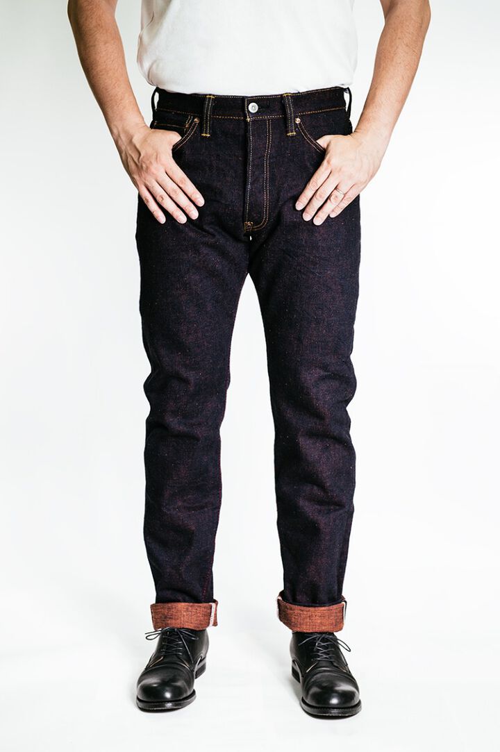 S520XX17OZ DENIMIO × INDIGOSHRIMP AUSTRALIA EDITION 17OZ RELAX TAPERED,, medium