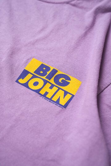 MTE002 ROUND BODY BIG JOHN LOGO T-SHIRT,CHARCOAL, small image number 17