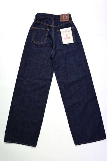 ONI-L722-12Z 12oz Selvedge Denim Super Wide Straight Zip-fly【WOMEN'S】,, small image number 1