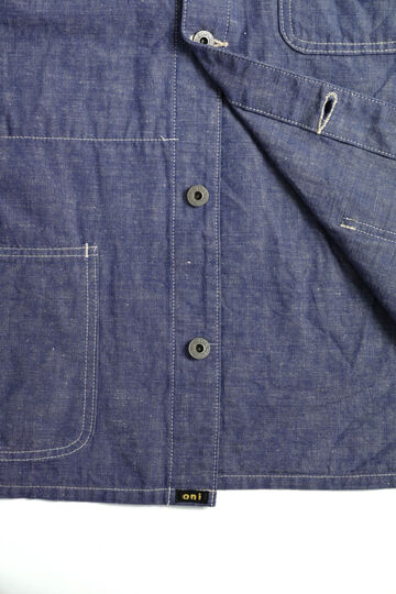 ONI03101-HC 8.3oz Heavy Chambray Coverall-KHAKI OLIVE-38,KHAKI OLIVE, small image number 16